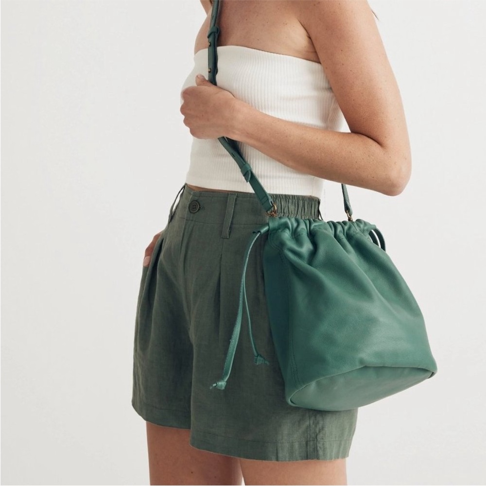 NWT Madewell The Piazza Bucket Bag Purse Crossbody - Leather